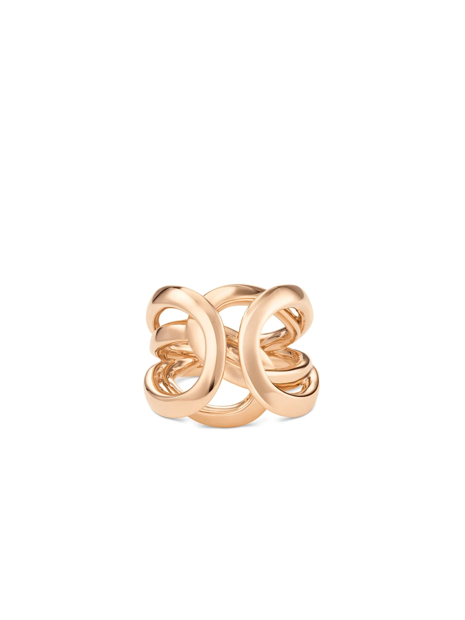 Sensual Golden Bridge Ring